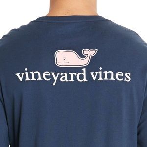 *SOLD* Long Sleeve Vineyard Vines T-Shirt Navy